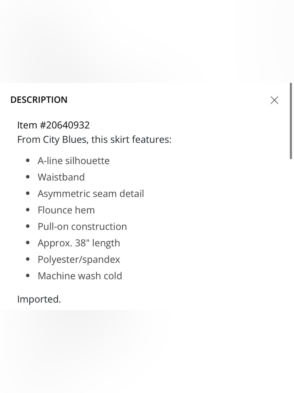 City Blues Skirt View 6
